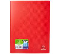 Protège-documents en polypropylène souple OPAK 20 vues - A4 - Rouge