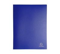 EXACOMPTA Protège-documents A4 Polypro 20 pochettes 40 vues Bleu