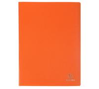 EXACOMPTA Protège-documents en polypropylène 5/10e OPAK pochettes Cristal 160 vues - A4 - Orange