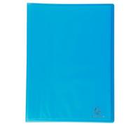 EXACOMPTA Protège-documents en polypropylène semi rigide Chromaline 80 vues - A4 - Turquoise