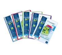 EXACOMPTA Protège-documents en polypropylène semi rigide Kreacover® Chromaline 60 vues - A4 - Couleurs assorties