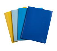 EXACOMPTA Protège-documents en PP recyclé semi-rigide BeeBlue 40 vues - A4 - Couleurs assorties