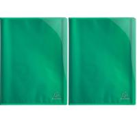 Exacompta Protège-Documents Iderama A4 20 Pochettes 10 Couleurs Aléatoires (Lot de 2)
