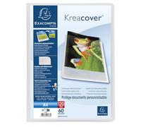 Exacompta Protège-Documents Kreacover Chromaline A4 60 pochettes Incolore