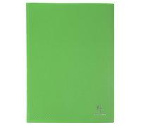 Exacompta Protège-documents OPAK polypropylène 5/10e pochettes Cristal 60 vues A4 Vert clair