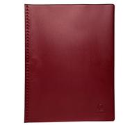 EXACOMPTA Protège-documents PVC - 60 vues - Vega opaque - A4 - Bordeaux