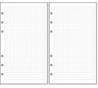 EXACOMPTA Recharge accessoire Exatime 21 quadrillé 5x5 32 feuillets 210x142 mm (Lot de 2)