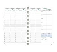 EXACOMPTA Recharge agenda de bureau Visuel Horizons 20S - Semainier 15 x 21 cm spirale