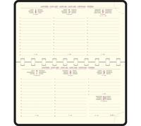 Exacompta Recharge Agenda Semainier Temporel 16S - 9x16cm - Janv à déc 2027