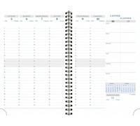 Exacompta - Recharge Agenda SAD 20S 15x21cm - Sept 2026 à déc 2027 - Ivoire