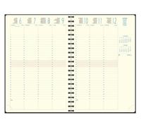 Exacompta Recharge Agenda semainier Eurotime 24S 16x24cm - Janv à déc 2027