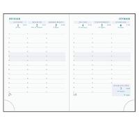 Exacompta Recharge Agenda semainier Horizons 15 - 10,5x15cm Janv-Déc 2026