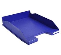Exacompta - Réf. 113104D - 1 corbeille à courrier COMBO MIDI - dimensions utiles 34 x 25 x 6,5 cm - pour format A4 + - peut contenir 500 feuilles - couleur bleu nuit - Certifié Ange Bleu