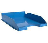Exacompta - Réf. 113283D - Lot de 6 corbeilles à courrier COMBO MIDI Bee Blue - pour documents au format A4+ - dimensions utiles 34 x 25 x 6,5 cm - couleur turquoise