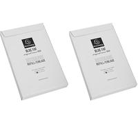 Exacompta - Réf. 12514E - 1 recharge de bureau pour bloc FAF de 170 feuilles blanches microperforées détachables - Dimensions 21 x 13,5 cm - Format N° 4 - uni blanc (Lot de 2)