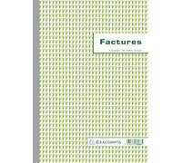 Exacompta Manifold FACTURES - 29,7 x 21 cm - 50 feuilles autocopiantes 2 exemplaires