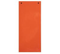 Exacompta 12x 100 fiches intercalaires 105x240mm Orange 13465B