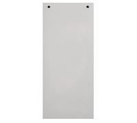 Exacompta 12x 100 fiches intercalaires 105x240mm Gris 13485B