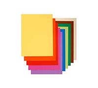 Exacompta - Réf. 150001E - Carton de 10 paquets de 100 sous-chemises FLASH 80 g/m2 aux teintes vives - 100% recy s et certifiées Ange Bleu - dim 22 x 31 cm pour format A4 - Couleurs assorties