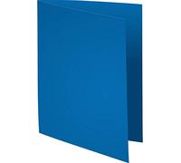 Exacompta - Réf. 150010E - Carton de 10 paquets de 100 sous-chemises FLASH 80 g/m2 aux teintes vives - 100% recy s et certifiées Ange Bleu - dimensions 22 x 31 cm pour format A4 - bleu foncé