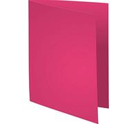 Exacompta - Réf. 150020E - Carton de 10 paquets de 100 sous-chemises FLASH 80 g/m2 aux teintes vives - 100% recy s et certifiées Ange Bleu - dimensions 22 x 31 cm pour format A4 - couleur fuchsia