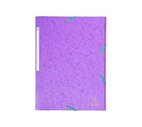 Chemise à élastiques Maxi capacity carte lustrée 425gm2 - A4 - Violet