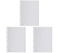 Exacompta - Réf. 1726E - Intercalaires gris en polypropylène recy vec 26 onglets imprimés alphabétiques de A à Z - Format à classer A4 - Dimensions 22,5 x 29,7 cm - certifiés Ange Bleu (Lot de 3)