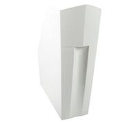 Exacompta - Réf. 18013D - Porte-revues/Range-revues THE MAGAZINE - Dimensions 29,2 x 11 x 32 cm - Pour documents formats A4-A4+, catalogues, magazines - Coloris blanc