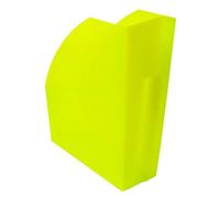 Exacompta - Réf. 18081D - Porte-revues/Range-revues THE MAGAZINE - Dimensions 29,2 x 11 x 32 cm - Pour documents A4-A4+, catalogues, magazines - Coloris vert anis translucide