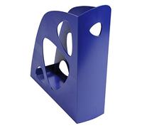 Exacompta - Réf. 181104D - Lot de 10 porte revues ECOMAG - Dimensions 24,8 x 7,7 x 25,7 cm - Certifié Ange Bleu - Classeurs à revues pour documents au format A4 et A4 maxi - Couleur Bleu nuit