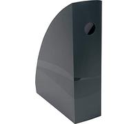 Exacompta - Réf. 18207D - 1 Porte-revues MAG-CUBE Office, pour rangement documents A4 et A4 +, catalogues, magazines - Dimensions : Prof 26,6 x larg 8,2 x Haut 30,5 cm - Couleur gris souris