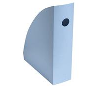 Exacompta - Réf. 18209D - Lot de 6 Porte-revues MAG-CUBE BeeBlue, classeurs à revues, rangement pour documents, catalogues, magazines largeur 8,2 cm - Pour formats A4 et A4 maxi - Couleur bleu clair