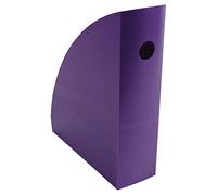 Exacompta - Réf. 18220D - 1 porte revues MAG CUBE - Dimensions 26,6 x 8,2 x 30,5 cm - Pour documents au format A4 et A4 maxi - Garantie 25 ans - Couleur Violet Opaque