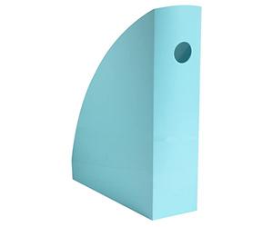 Exacompta - Réf. 18263D - Lot de 6 porte-revues MAG-CUBE Aquarel, pour rangement documents A4 et A4+, catalogues, magazines - Dimensions : Prof 26,6 x larg 49,2 x Haut 30,5 cm - Couleur vert pastel