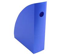 Exacompta - Réf. 18279D - 1 porte revues MAG CUBE - Dimensions 26,6 x 8,2 x 30,5 cm - Pour documents au format A4 et A4 maxi - Garantie 25 ans - Couleur Bleu glacé Opaque