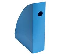 Exacompta - Réf. 18283D - 1 Porte-revue MAG CUBE BeeBlue, classeur à revue, rangement pour documents, catalogues, magazines largeur 8,2 cm - Pour formats A4 et A4 maxi - Couleur turquoise