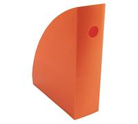 Exacompta - Réf. 18288D - Lot de 6 Porte-revues MAG-CUBE Iderama opaque, pour rangement documents A4 et A4+, catalogues, magazines - Dimensions : Prof 26,6 x larg 49,2 x Haut 30,5 cm -Tangerine