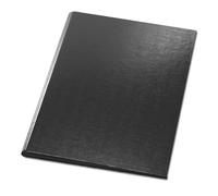 Exacompta 10x Porte-bloc à rabat papier enduit 23x32cm pour A4 Noir 18291E