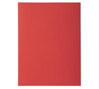 Exacompta Chemises rigides ROCK'S 210 - 1 rabat 210 g/m² 24x32 cm Paquet de 50 Rouge PEFC