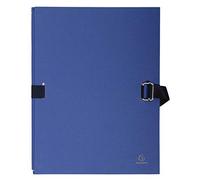 Chemise dos extensible avec rabat papier - 24x32cm - Bleu foncé