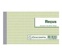 Exacompta - Réf. 23170E - 1 Manifold REÇUS - 50 feuillets numérotés et autocopiants - duplicatas (1 original + 1 copie) - format 105 x 180 mm - certifié FSC - fabriqué en France