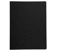 Exacompta - Réf. 240221E - Carton de 25 chemises de classement à ressort en carte lustrée 355 g/m² - couverture imprimée - chemise certifiée FSC® - dimensions 24 x 32 cm pour format A4 - noir