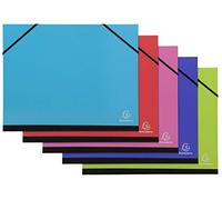 Carton à dessins avec élastiques IDERAMA - A4 - Couleurs assorties