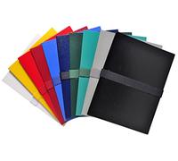 Chemise extensible sans rabat Exacompta à scratch dos 12 cm couleurs assorties