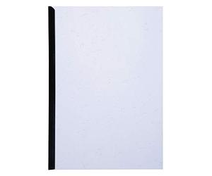 Exacompta - Réf. 27800E - Paquet de 25 plats en carte rigide recy grain cuir 270g/m2 pour couvertures Forever - format à classer A4 - certifiés Ange Bleu - couleur blanc