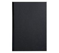 Exacompta - Réf. 2783C - Paquet de 100 plats en carte rigide recy grain cuir 270g/m2 pour couvertures Forever - format à classer A4 - certifiés Ange Bleu - couleur noir