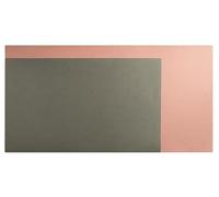 Sous-main souple PU Bicolore 40x80cm - Couleurs assorties
