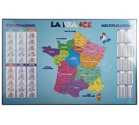 Exacompta 10x Sous-main rigide PVC France 37,5x57,5cm Visuel 29791E
