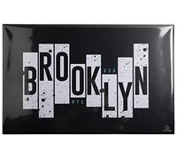 Exacompta - Réf. 29793E - 1 Sous-mains en carton rigide rembordé - tapis de souris - recto et verso en PVC pour résister à un usage quotidien - format 37,5 x 57,5 cm - visuel Brooklyn - livré à plat