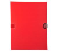 Chemise extensible plastique Exacompta 24 x 32 cm dos 13 cm - rouge